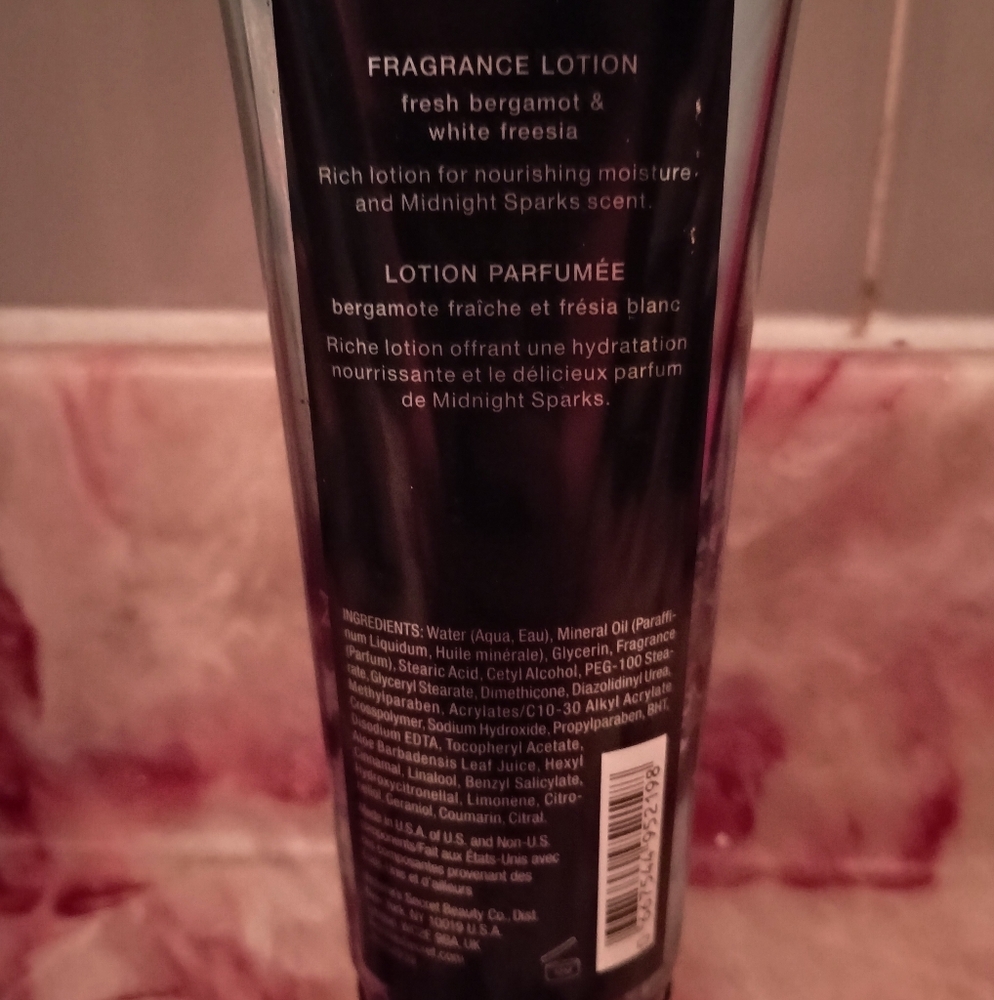 NEW Victoria’s Secret Midnight Sparks Fragrance Lotion 8 fl oz/ 236 ml - Picture 4 of 7